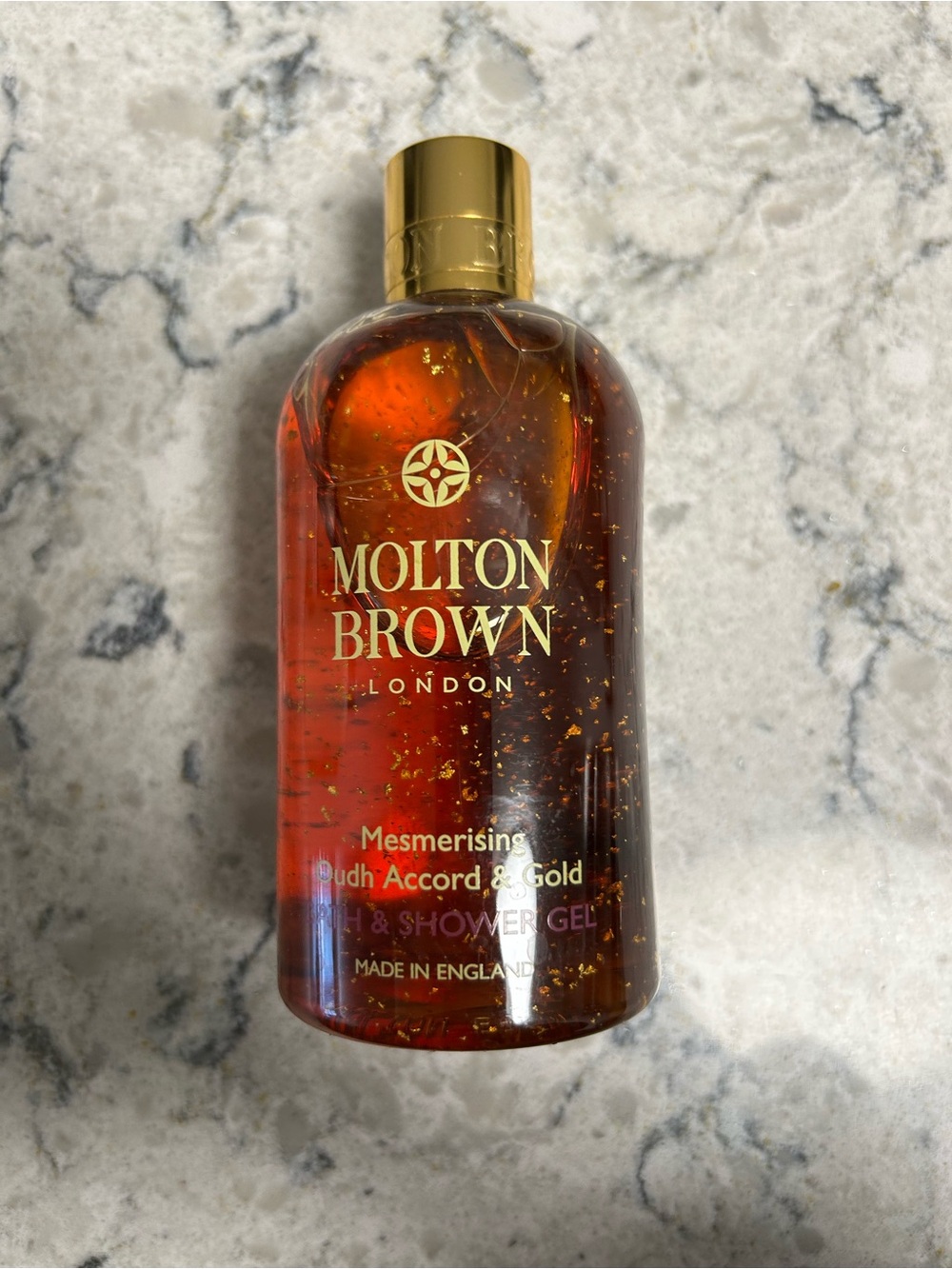 Molton Brown Bath & Shower Gel - Amber with Gold Flakes